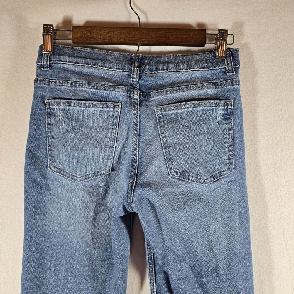 Wonder Nation Jeans Boys Youth Size 12 Straight Leg Med Wash Adjustable Waist - Picture 10 of 12